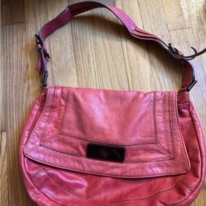 BCBGMaxAzria Red Leather Bag